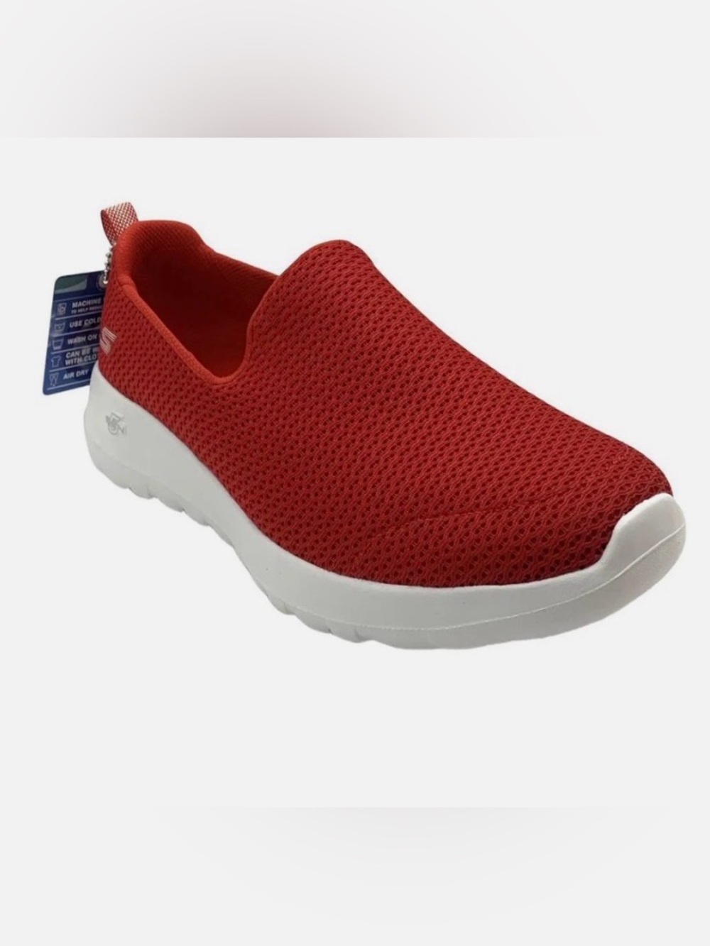 Skechers Slip-On Mesh Sneaker in Red 9 1/2 wide